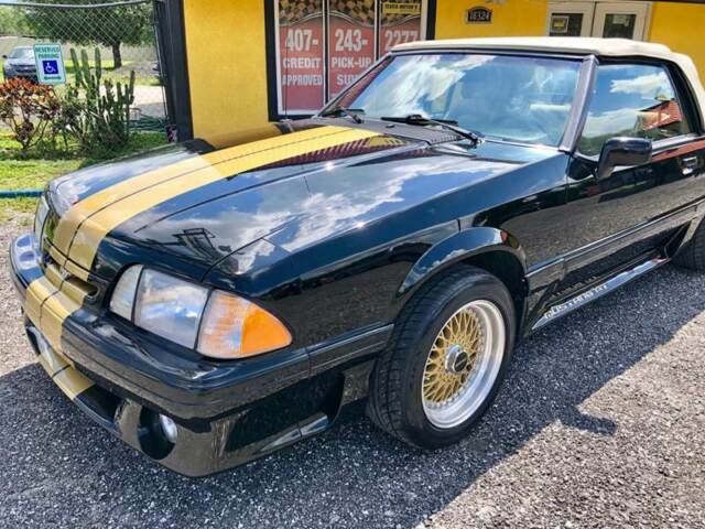1989 Black Ford Mustang Convertible