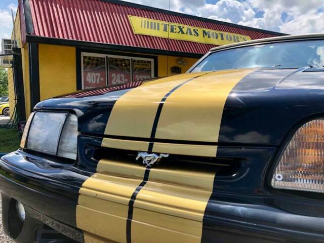 1989 Black Ford Mustang Convertible