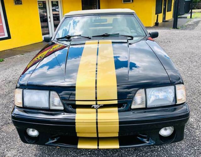 1989 Black Ford Mustang Convertible