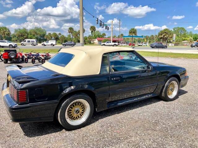 1989 Black Ford Mustang Convertible