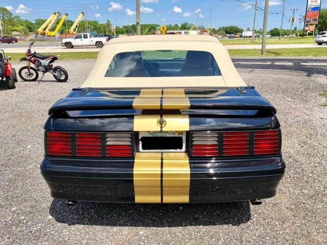 1989 Black Ford Mustang Convertible