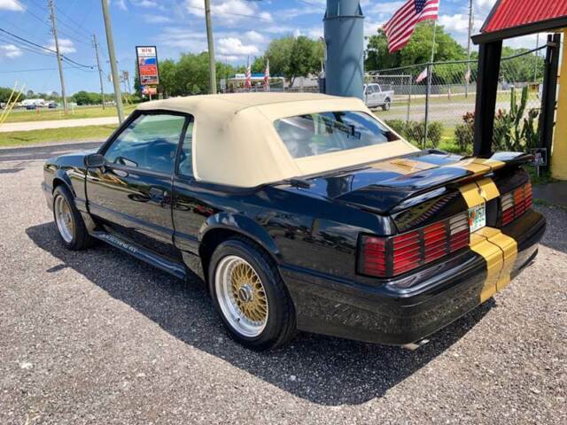 1989 Black Ford Mustang Convertible