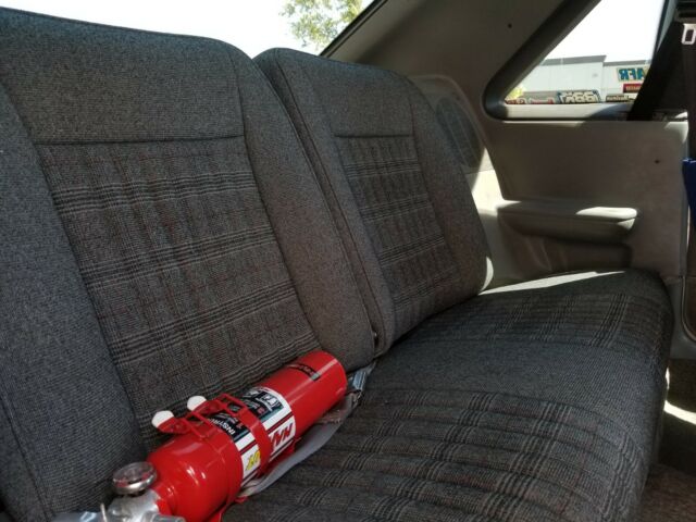 1989 White Ford Mustang Hatchback