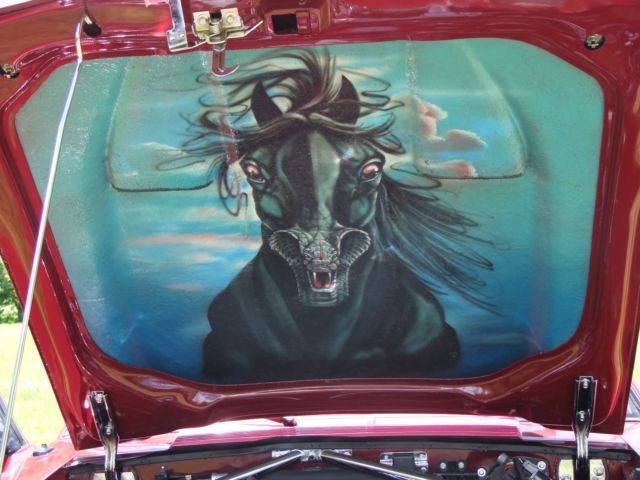 1989 Red Ford Mustang Fastback