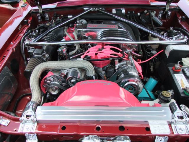 1989 Red Ford Mustang Fastback