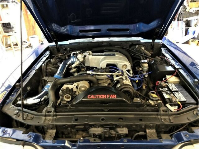 1989 Blue Ford Mustang Coupe