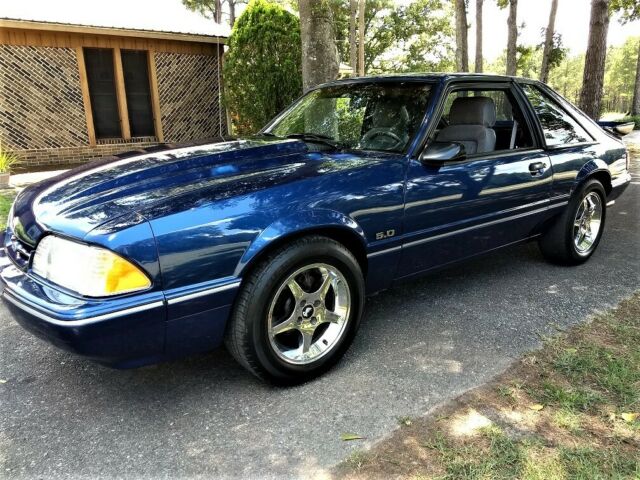 1989 Blue Ford Mustang Coupe
