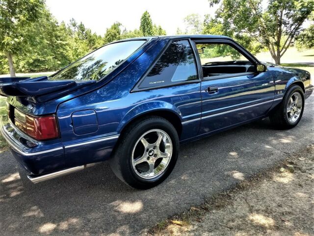 1989 Blue Ford Mustang Coupe