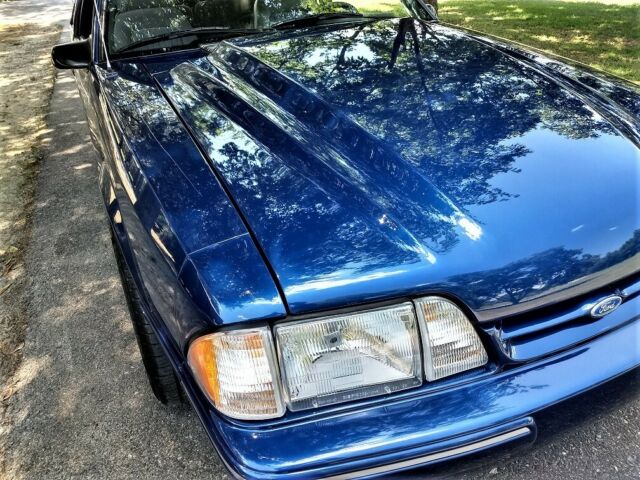 1989 Blue Ford Mustang Coupe