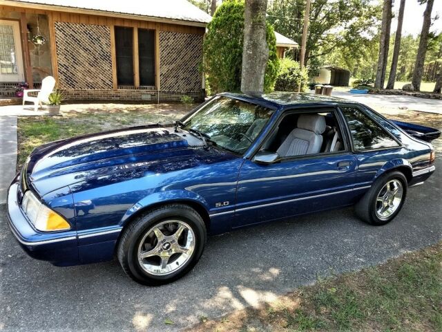 1989 Blue Ford Mustang Coupe