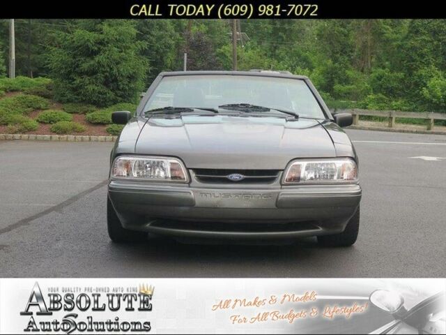 1989 Gray Ford Mustang Convertible