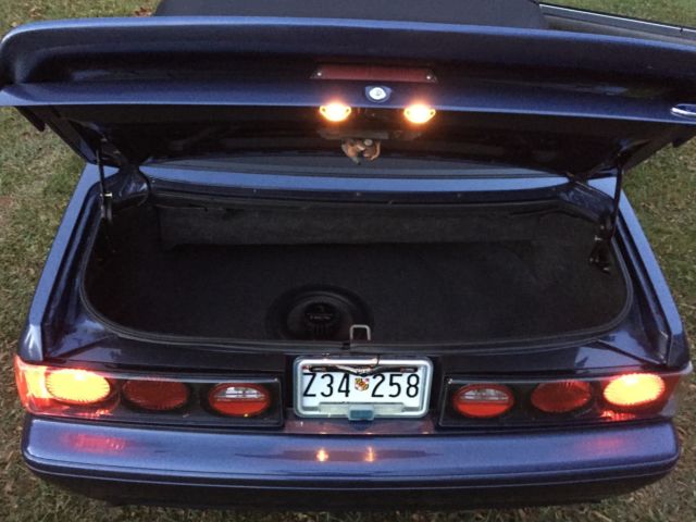 1989 Red Ford Mustang Convertible