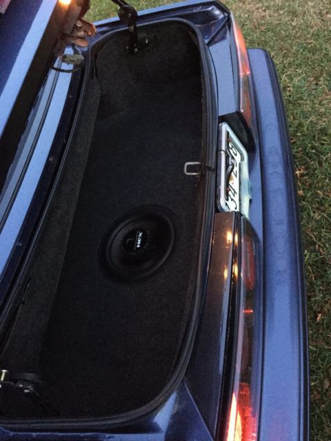 1989 Red Ford Mustang Convertible