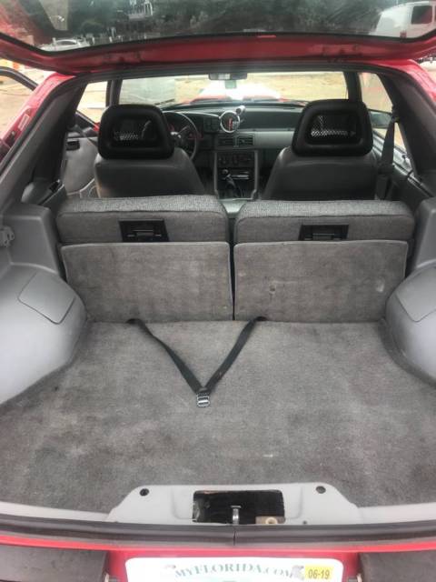 1989 Red Ford Mustang Hatchback
