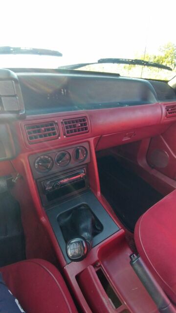 1989 Black Ford Mustang Sedan