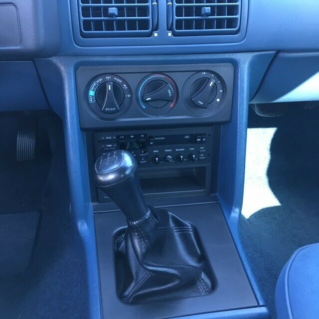 1989 Blue Ford Mustang Coupe