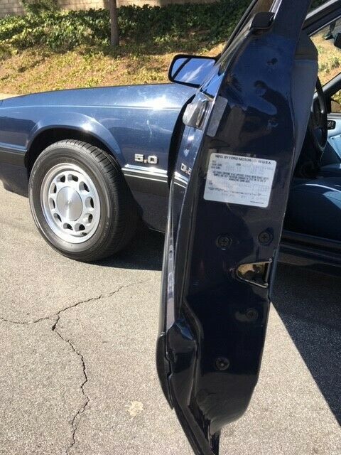 1989 Blue Ford Mustang Coupe