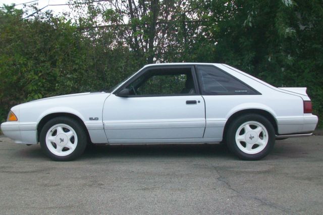 1989 Blue Ford Mustang Hatchback