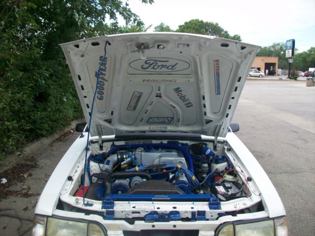 1989 Blue Ford Mustang Hatchback