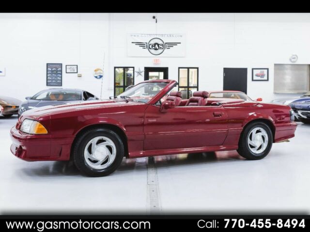 1989 Red Ford Mustang --