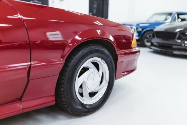 1989 Red Ford Mustang --