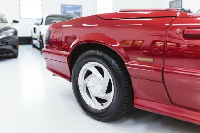 1989 Red Ford Mustang --