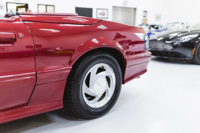 1989 Red Ford Mustang --