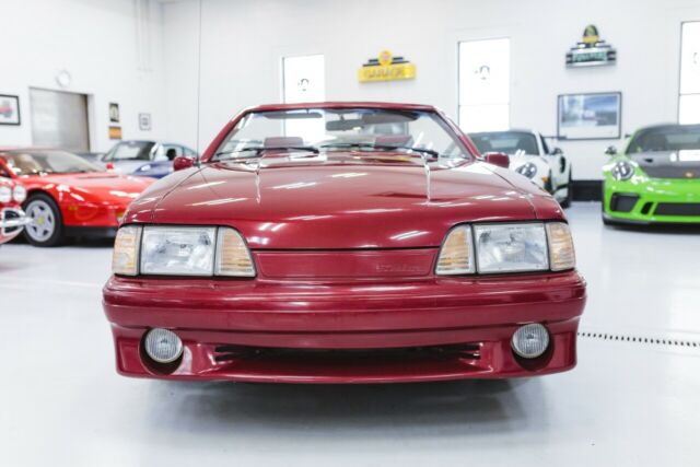 1989 Red Ford Mustang --