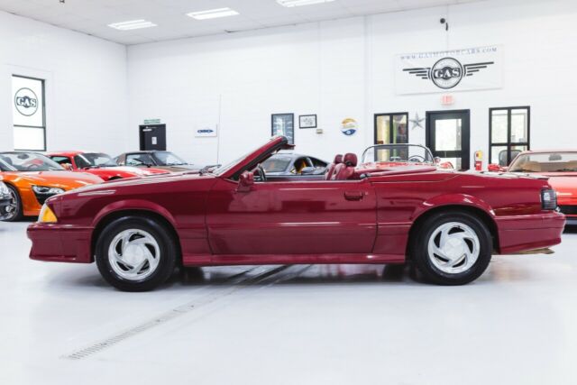 1989 Red Ford Mustang --