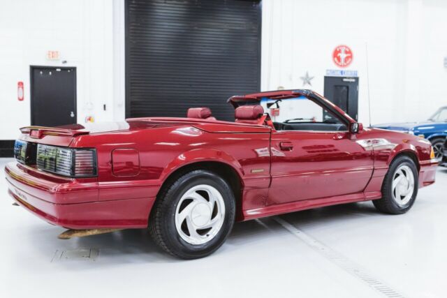 1989 Red Ford Mustang --