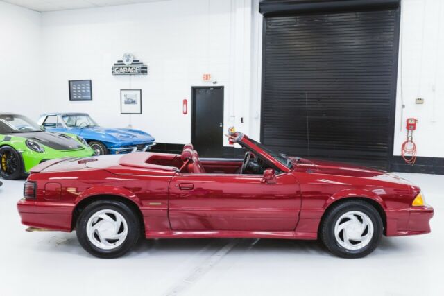 1989 Red Ford Mustang --