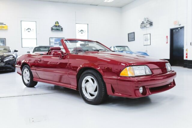 1989 Red Ford Mustang --