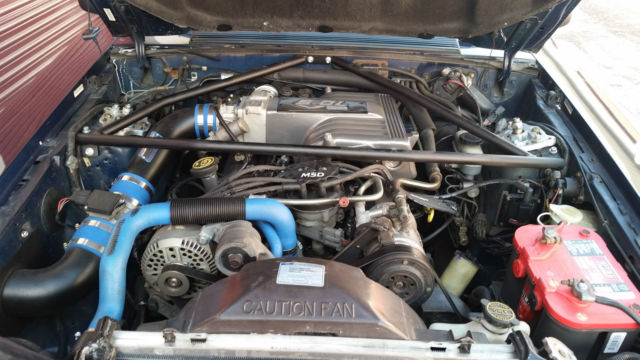 1989 Black Ford Mustang Convertible