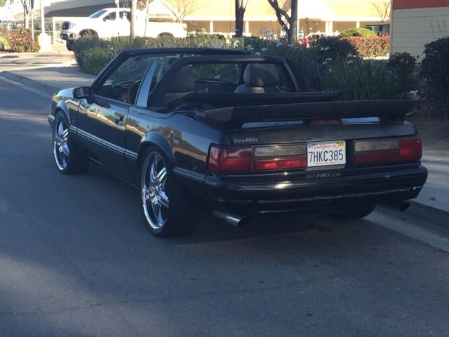 1989 Black Ford Mustang