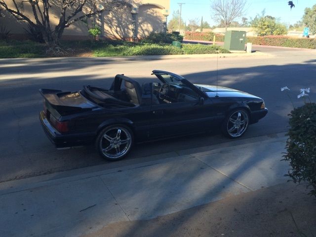1989 Black Ford Mustang