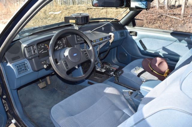 1989 Blue Ford Mustang Coupe