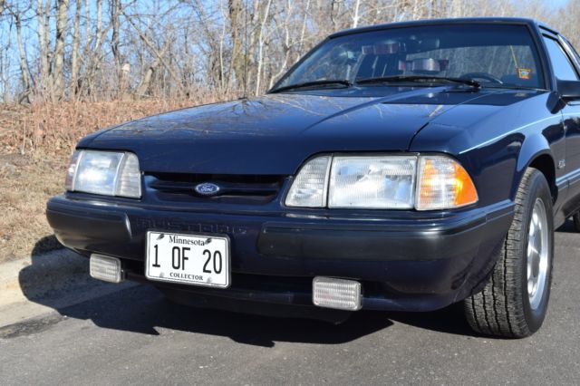 1989 Blue Ford Mustang Coupe