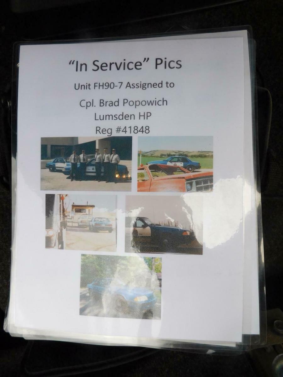 1989 Blue Ford Mustang --