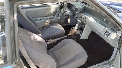 1989 Blue Ford Mustang