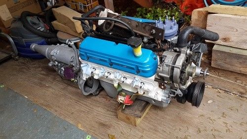 1989 Blue Ford Mustang