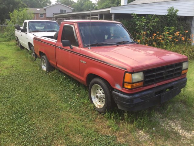1989 Red Ford Ranger 2 Door