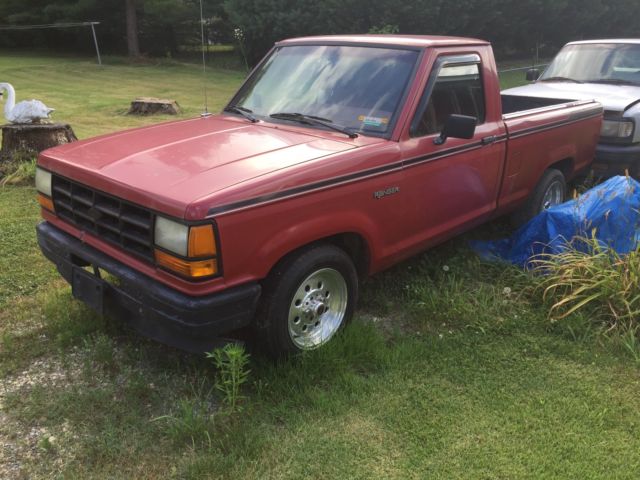 1989 Red Ford Ranger 2 Door