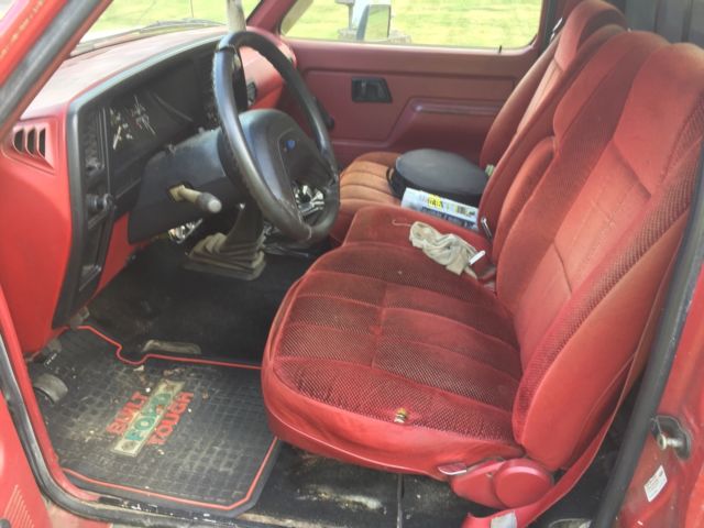 1989 Red Ford Ranger 2 Door
