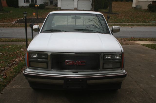 1989 Blue/WHITE GMC Sierra 1500 Standard Cab Pickup