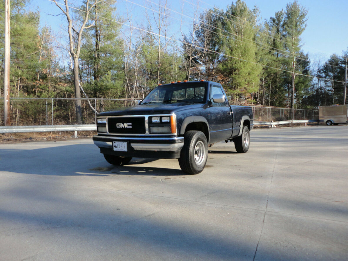 1989 Blue GMC Sierra 1500 Standard Cab Pickup