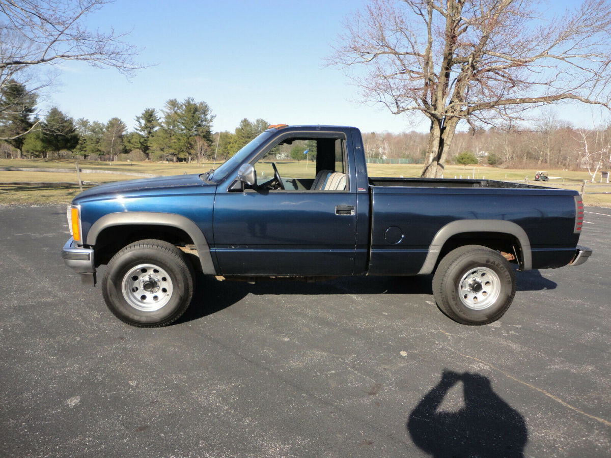 1989 Blue GMC Sierra 1500 Standard Cab Pickup