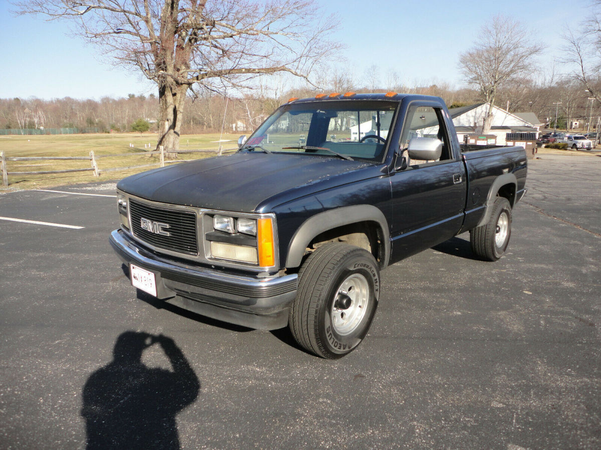 1989 Blue GMC Sierra 1500 Standard Cab Pickup