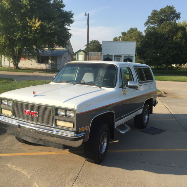 1989 WHITE/GRAY GMC Jimmy CONVERTIBLE - SUV