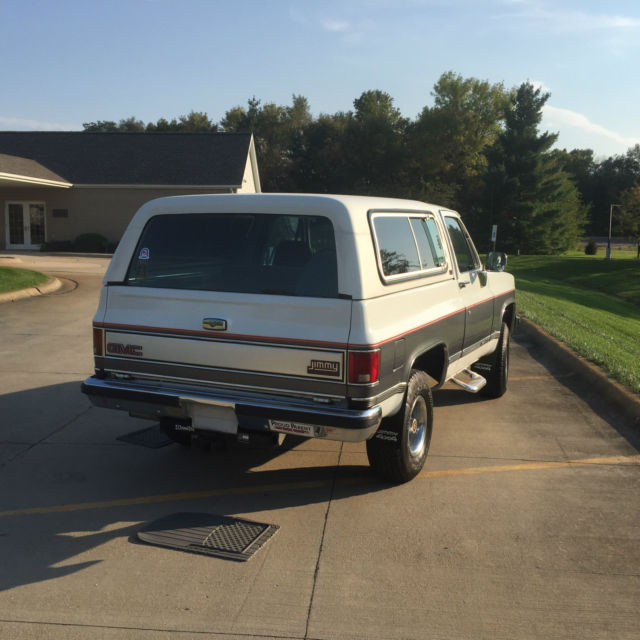 1989 WHITE/GRAY GMC Jimmy CONVERTIBLE - SUV