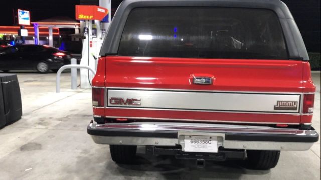 1989 PPG RED GMC Jimmy Removable Top